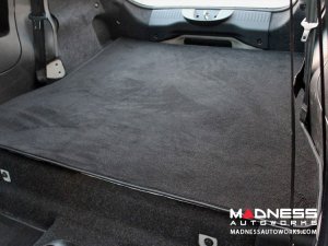 FIAT 500 Rear Seat Delete Carpet Kit - Black Italy - Black Carpet